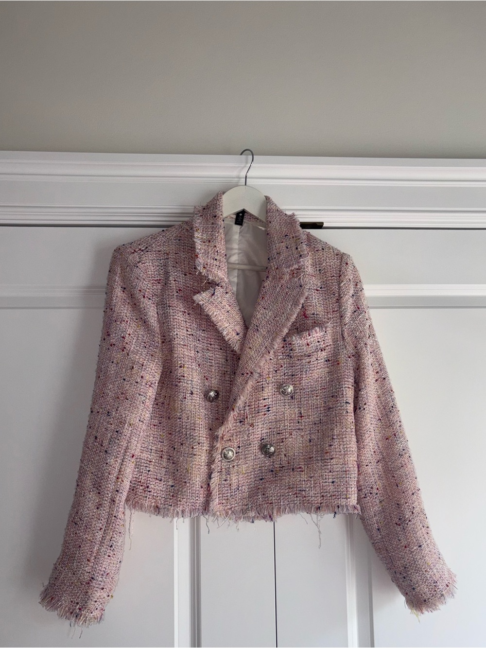 Aqua Tweed Blazer Jacket